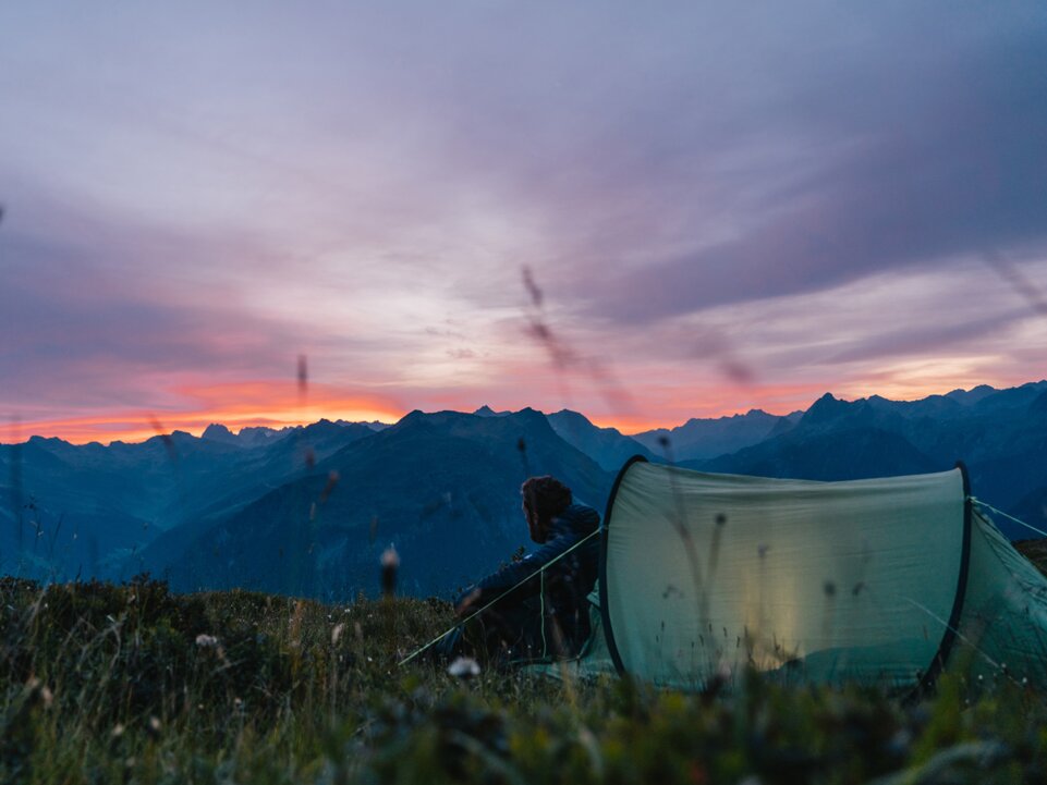 Alpines Campen | © Montafon Tourismus GmbH, Schruns - Packyourthingsandtravel