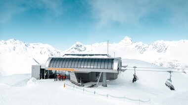 Photovoltaik-Sesselbahn am Erlebnisberg Golm im Montafon von oben fotografiert | © Golm Silvretta Lünersee Tourismus GmbH Bregenz, Mathaeus Gartner