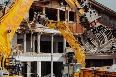 Baustelle Bergrestaurant Grüneck Golm | © Golm Silvretta Lünersee Tourismus GmbH Bregenz, Philipp Schilcher