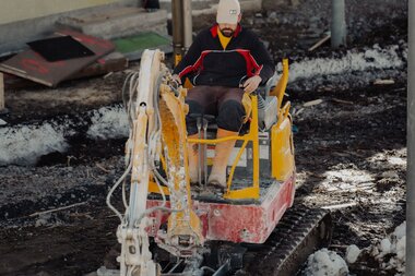 Baustelle Bergrestaurant Grüneck Golm | © Golm Silvretta Lünersee Tourismus GmbH Bregenz, Philipp Schilcher