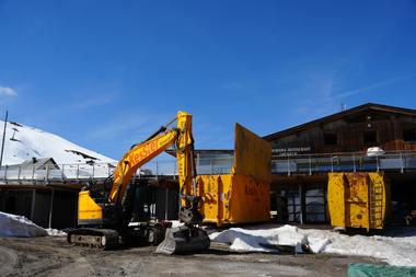 Baustelle Bergrestaurant Grüneck Golm | © Golm Silvretta Lünersee Tourismus GmbH Bregenz, Veronika Grüner