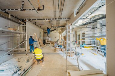 Baustelle Bergrestaurant Grüneck Golm | © Golm Silvretta Lünersee Tourismus GmbH Bregenz, Philipp Schilcher