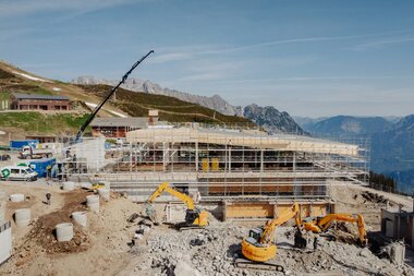 Baustelle Bergrestaurant Grüneck Golm | © Golm Silvretta Lünersee Tourismus GmbH Bregenz, Philipp Schilcher