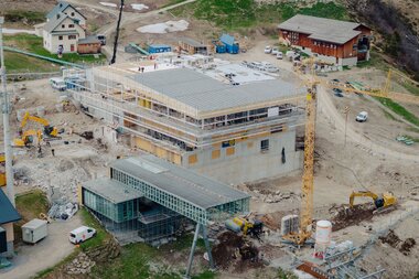 Baustelle Bergrestaurant Grüneck Golm | © Golm Silvretta Lünersee Tourismus GmbH Bregenz, Philipp Schilcher