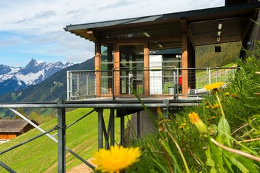 Warteraum an der Bergstation der Montafoner Kristbergbahn Silbertal GmbH | © Montafoner Kristbergbahn Silbertal GmbH - Patrick Säly (patricksaely.com)